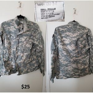 Army Camo Jacket and Pants Set